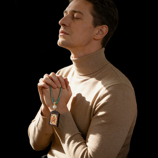 Foreseelucky Amitabha Buddha Incense Pendant