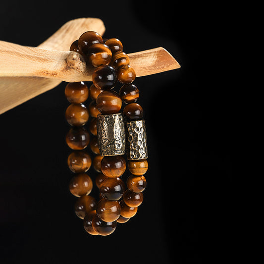 Yellow Tiger’s Eye Bead Bracelet