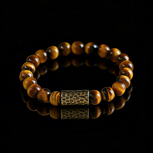 Yellow Tiger’s Eye Bead Bracelet