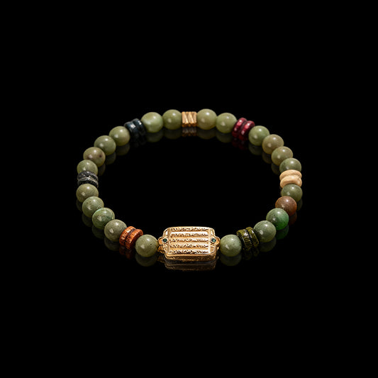 Alxa White Quartz Bead Bracelet