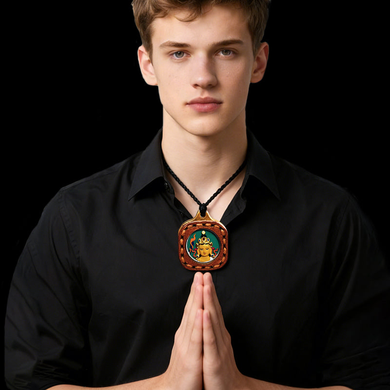 Foreseelucky Mini Manjushri Bodhisattva Thangka