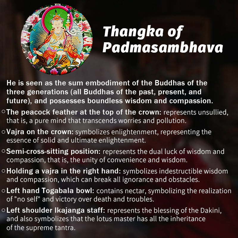 Foreseelucky Padmasambhava Guru Rinpoche Thangka