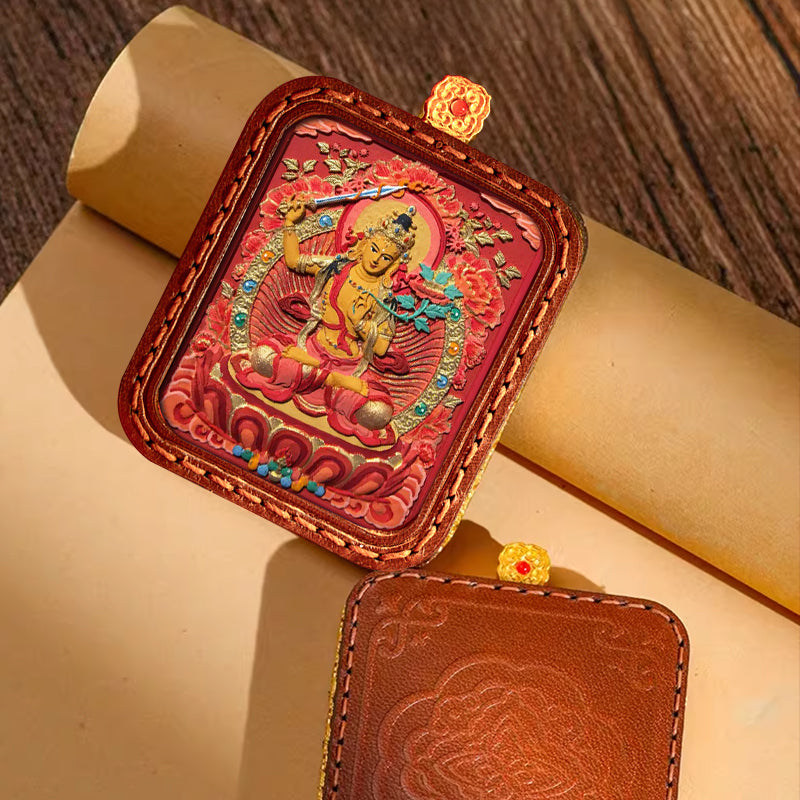 Foreseelucky Large Square Manjushri Bodhisattva Thangka