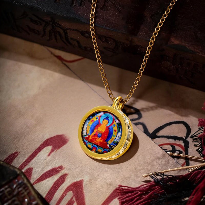 Foreseelucky Shakyamuni Buddha Thangka