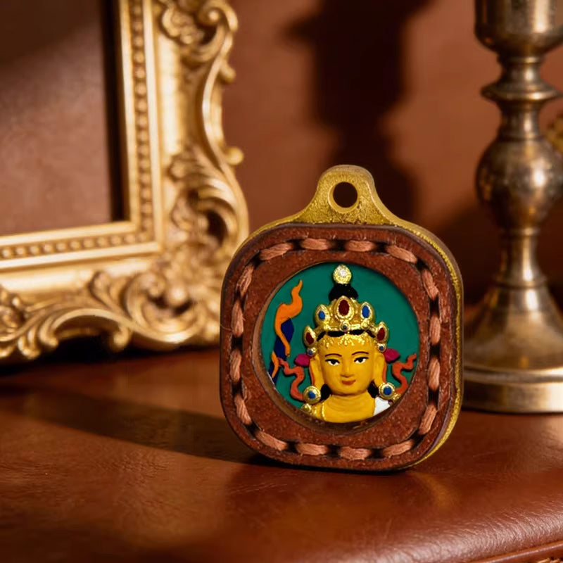 Foreseelucky Mini Manjushri Bodhisattva Thangka