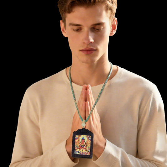 Foreseelucky Amitabha Buddha Incense Pendant